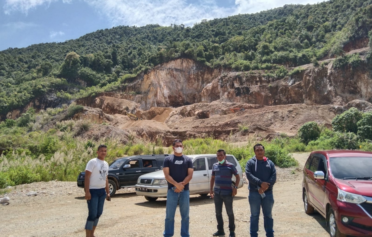 Supir Excavator Tewas, Satreskrim Polres Dairi Lakukan Penyelidikan di Lokasi Tambang