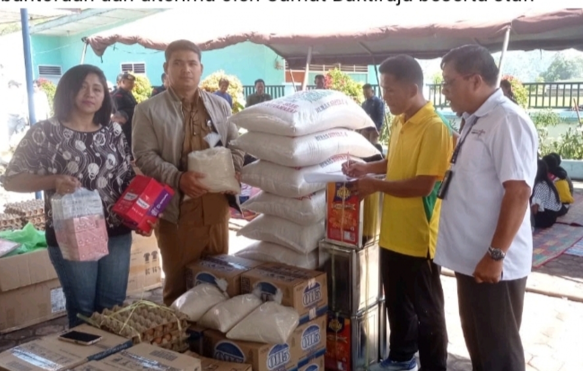 BPODT Beri Bantuan ke Warga Korban Banjir dan Longsor di Desa Simangulampe Humbahas