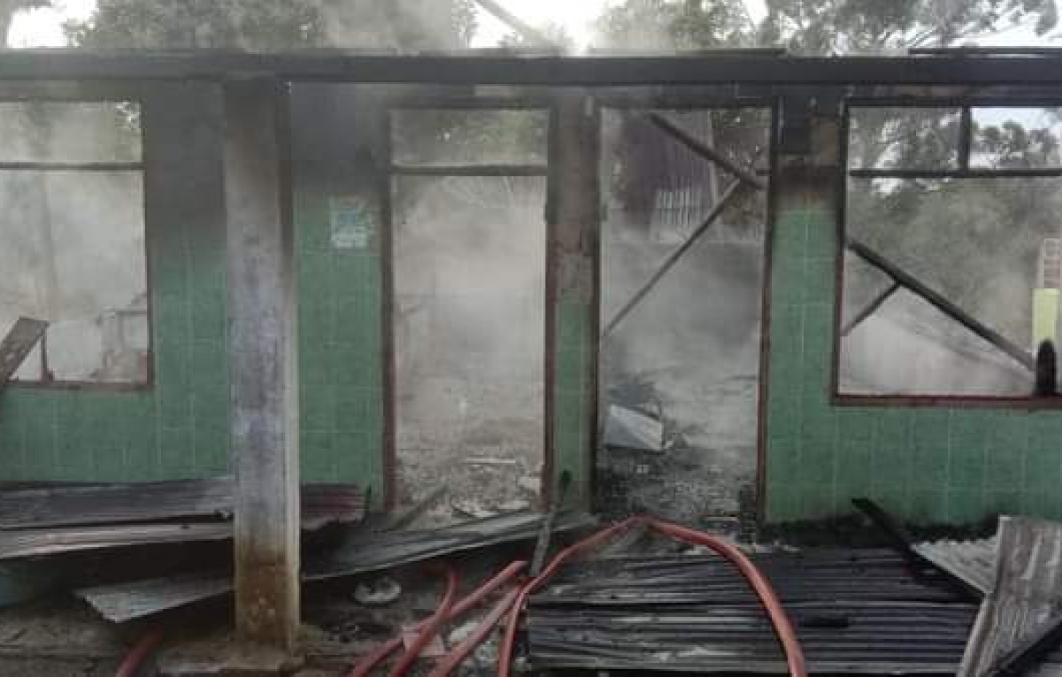 Satu Unit Rumah di Desa Lae Hole Dairi Terbakar